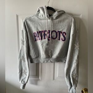 Small Patriots cropped sweater